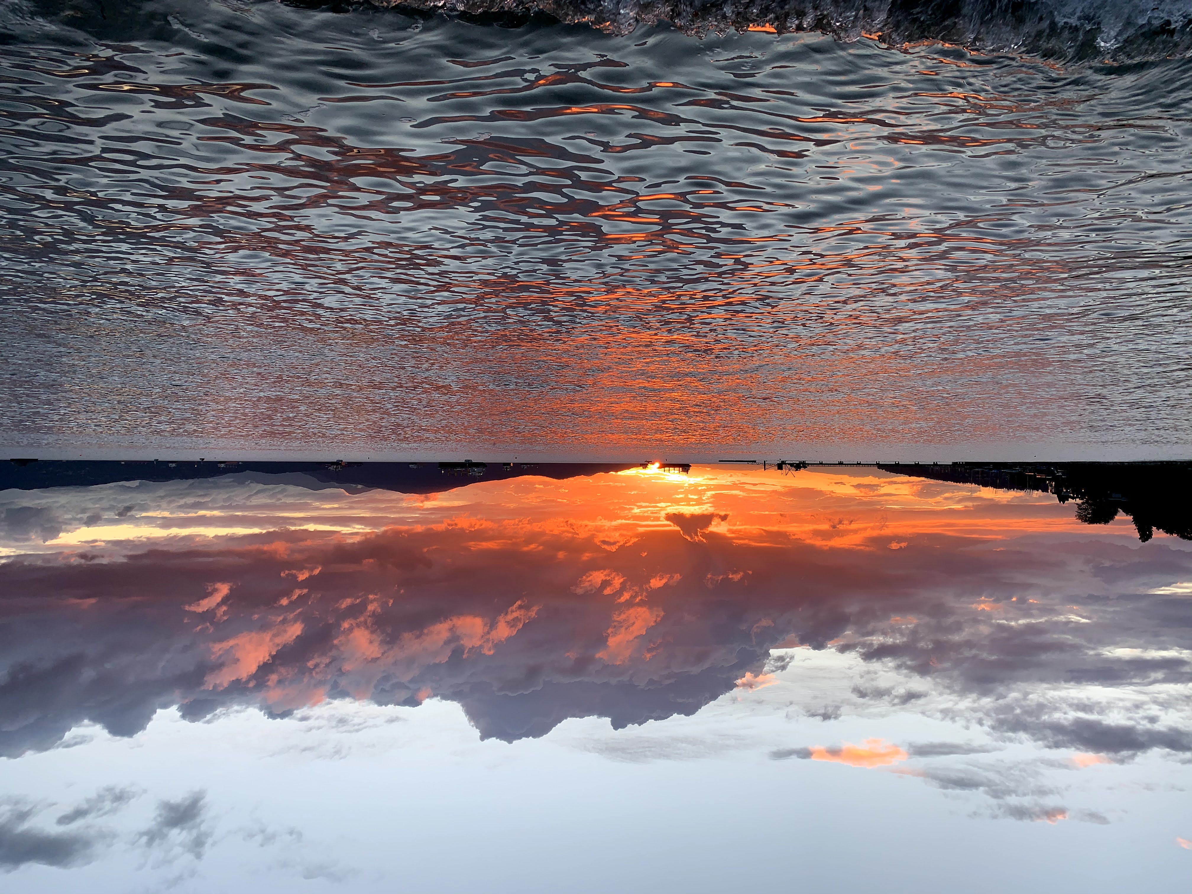 Sunset at Kits Beach, Vancouver, B.C.